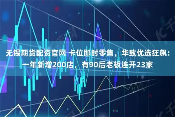 无锡期货配资官网 卡位即时零售，华致优选狂飙：一年新增200店，有90后老板连开23家